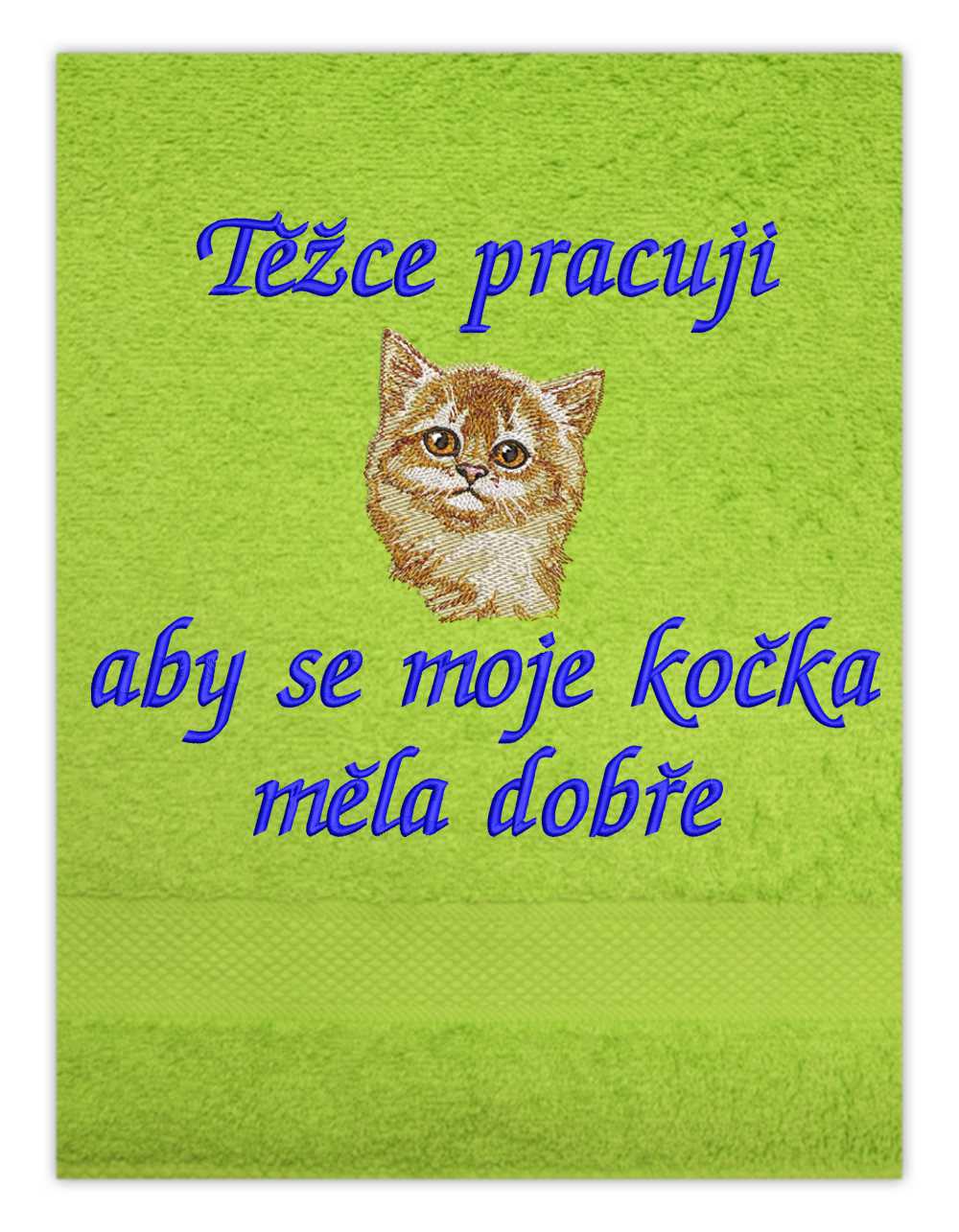 Ručník-Kočka real