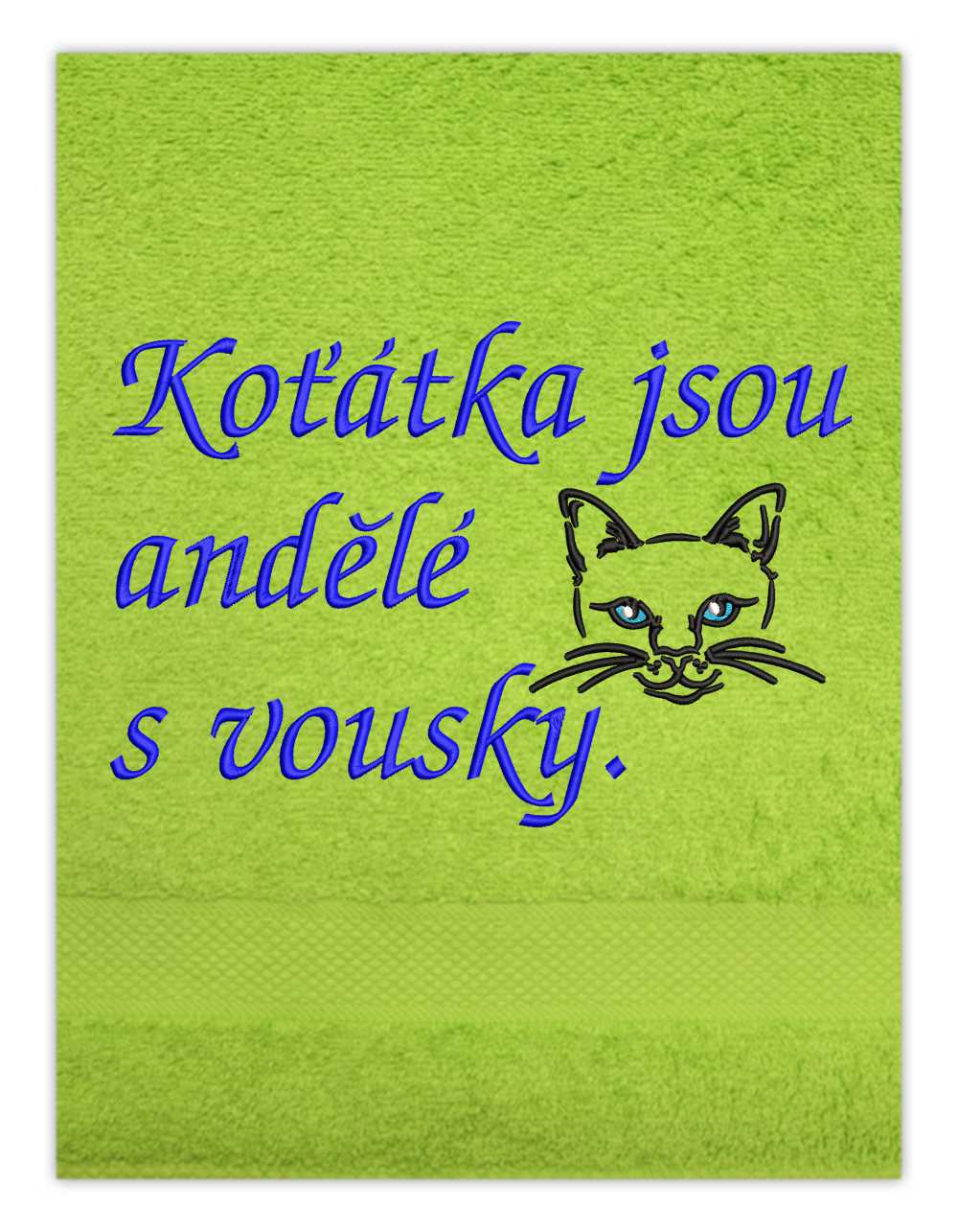 Ručník-Kočka obrys