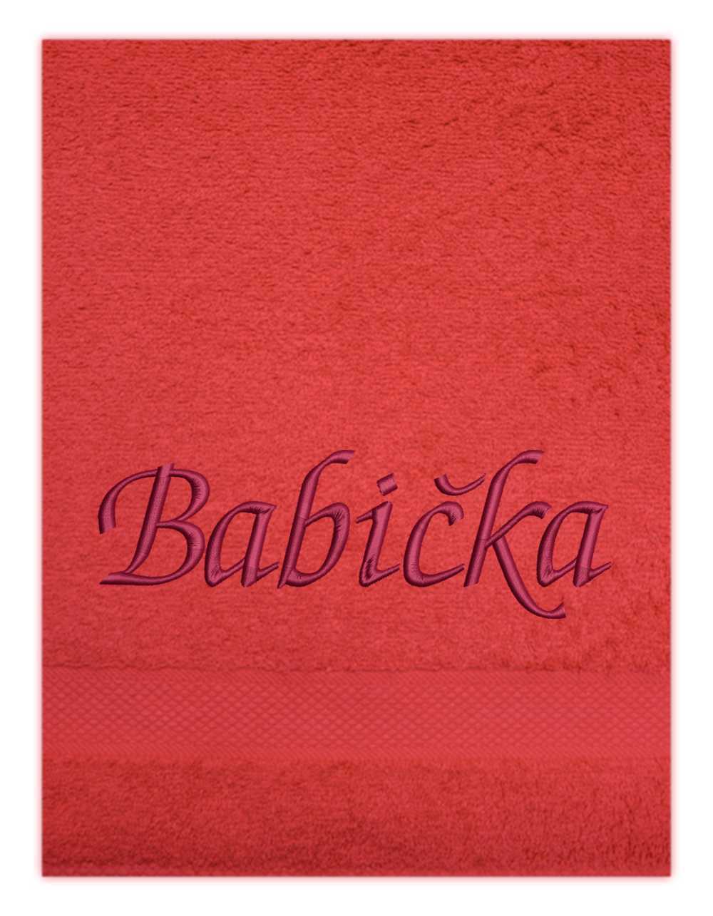 ručník rodina pro babičku-Babička