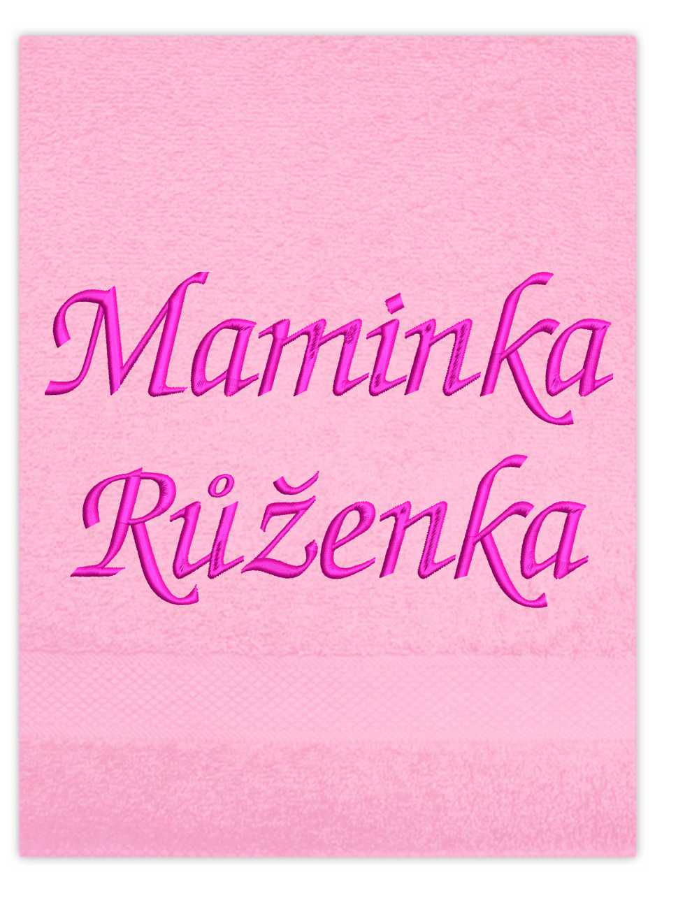 ručník rodina pro maminku-Maminka