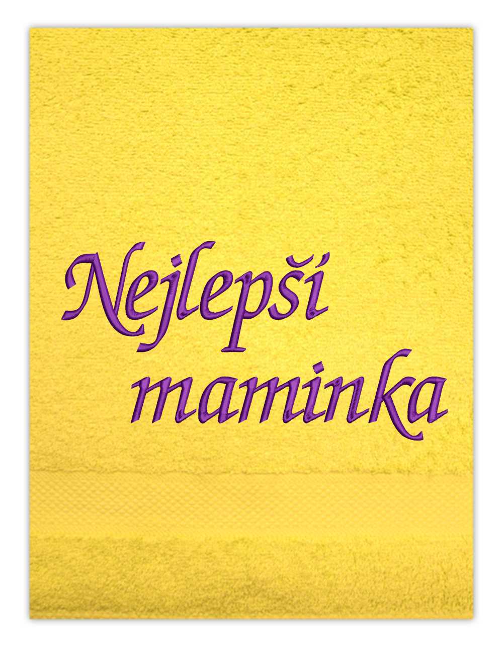 ručník rodina pro maminku-Nejlepší maminka