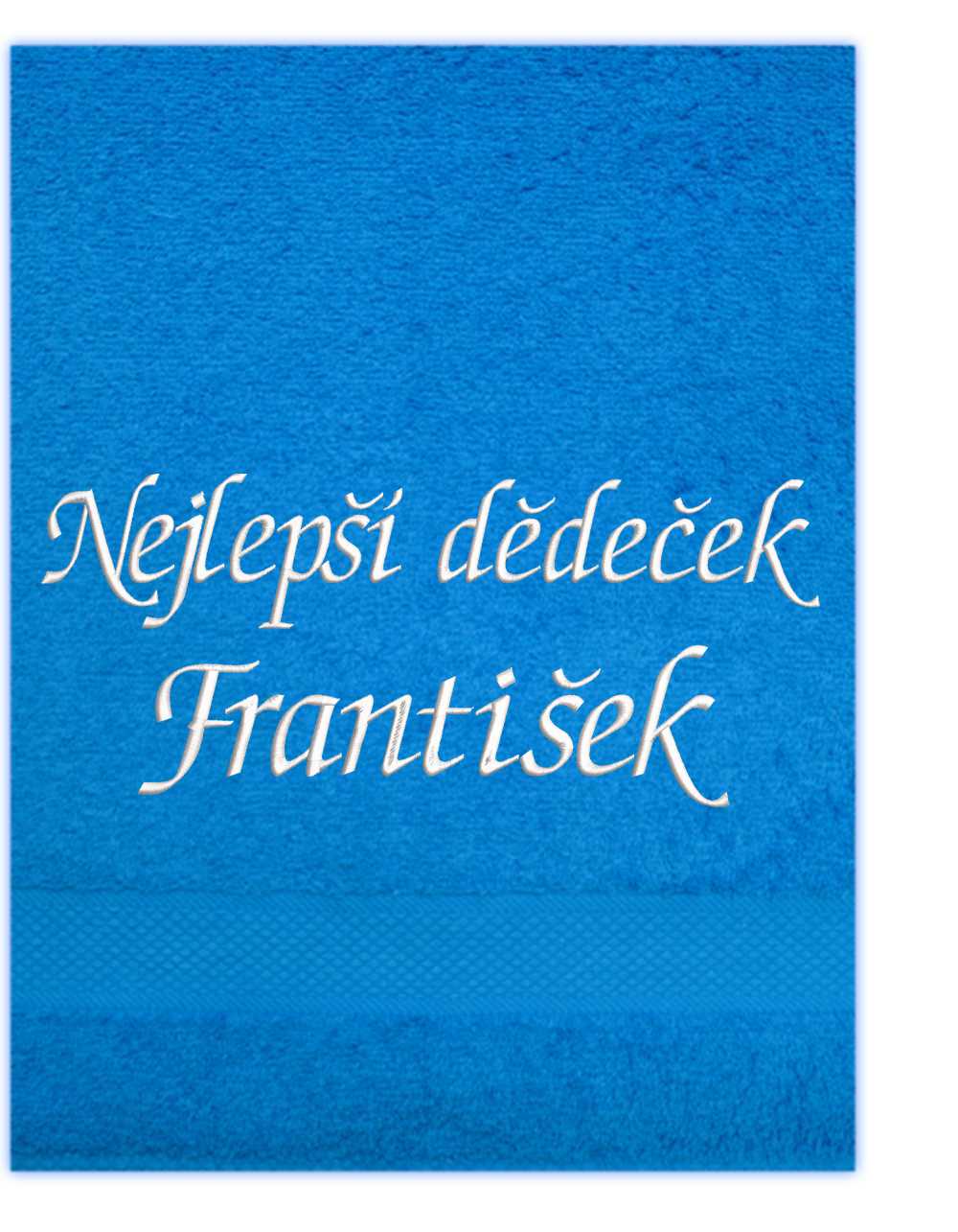 ručník rodina pro dědečka-Nejlepší dědeček