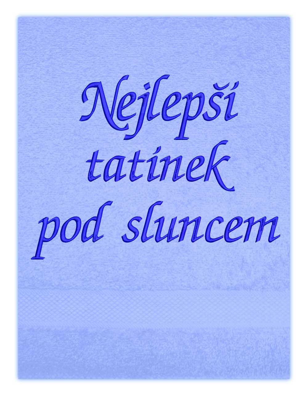 ručník rodina pro tatínka-Nejlepší tatínek