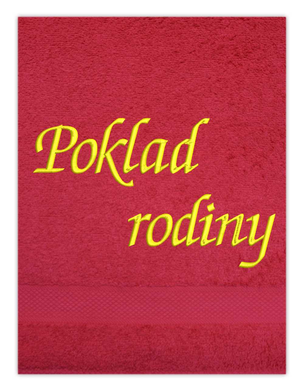 ručník rodina-Poklad rodiny