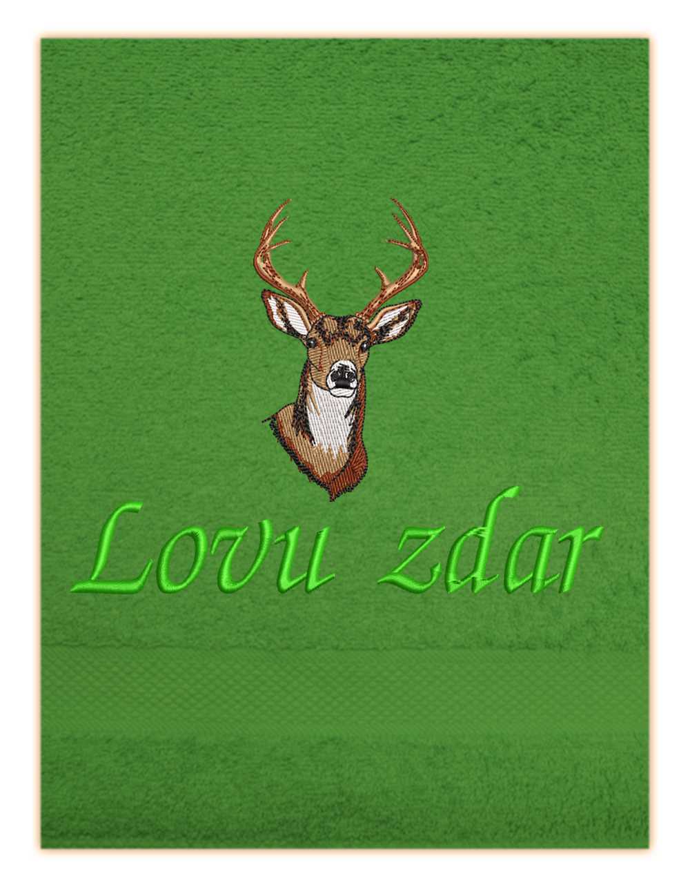 Ručník pro myslivce-Jelen Lovu zdar