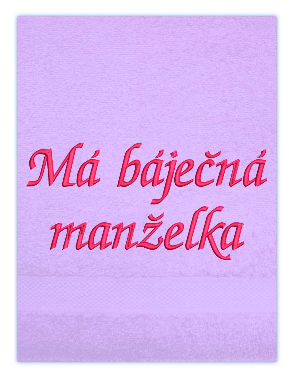 ručník rodina-Báječná manželka