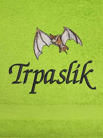 Ručník pro jeskyňaře - Netopýr 2