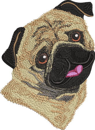 Ručník pes - Mops