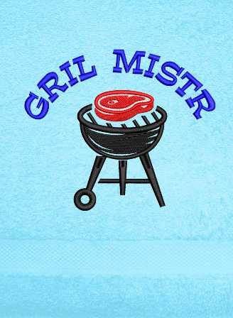 Ručník pro milovníky grilování-Grilmistr