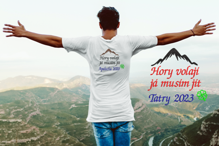 Tričko na hory - Hory volají, já musím jít