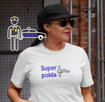 Tričko pro policajta - Super polda