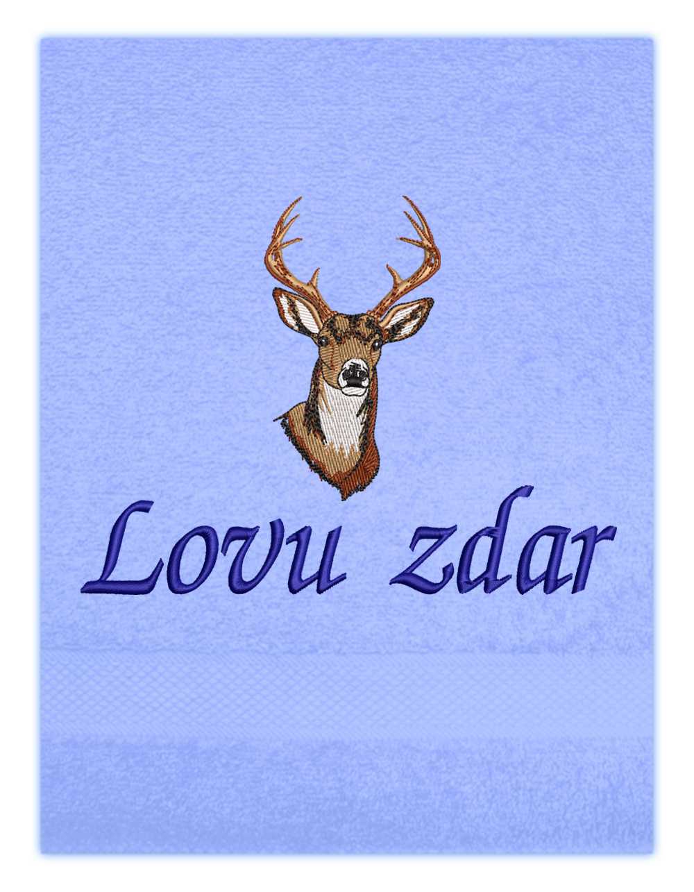 Osuška pro myslivce-Jelen Lovu zdar