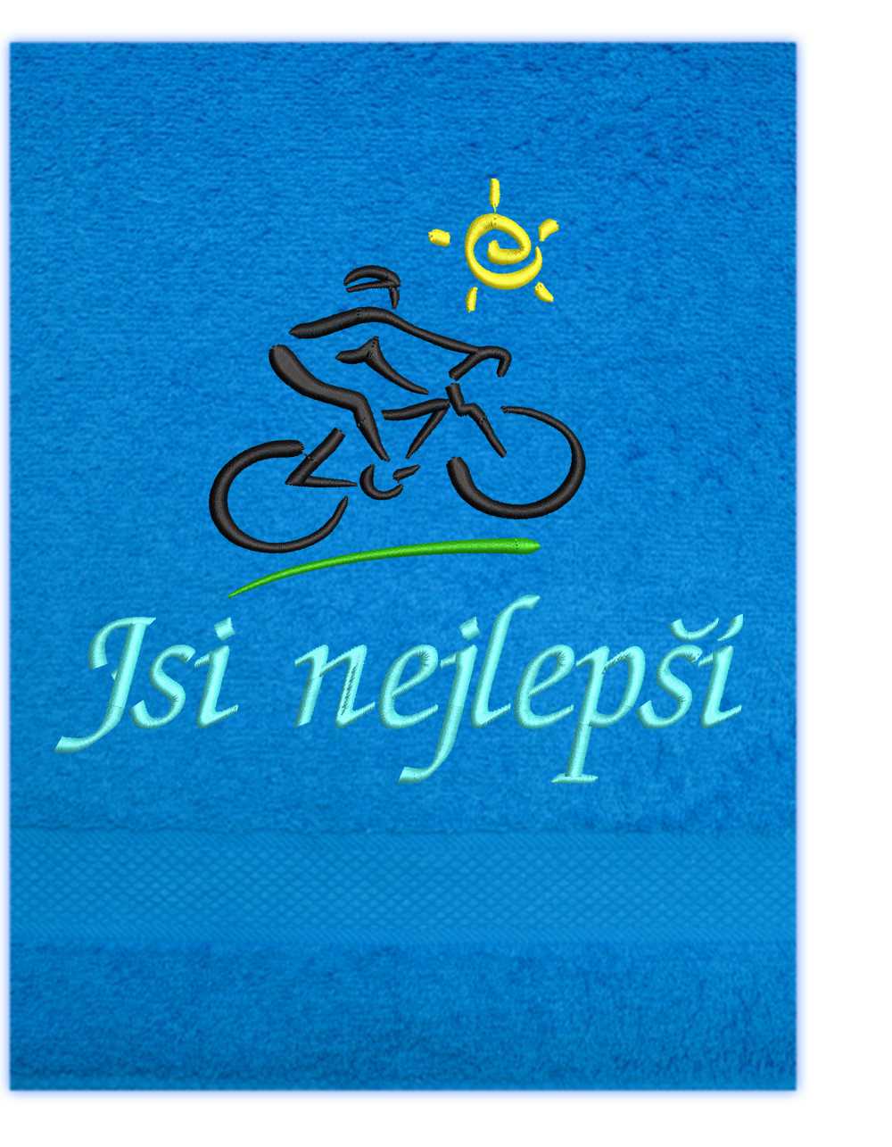 Osuška sport-Cyklista se sluníčkem jsi nejlepší 