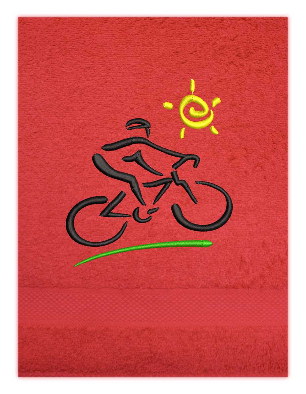 Osuška sport-Cyklista se sluníčkem
