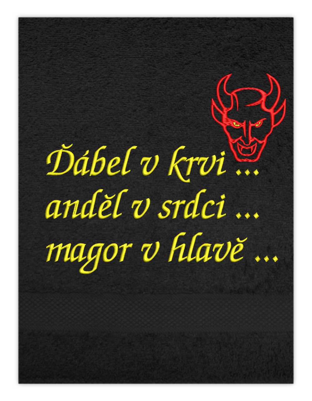 Ručník-Čert 1