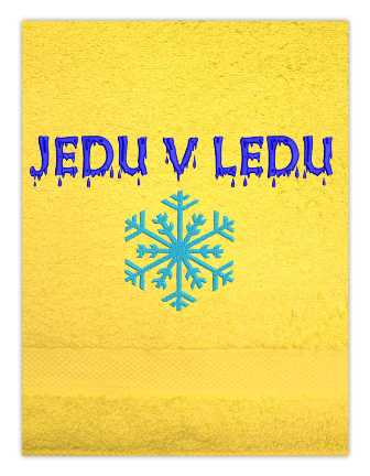 Ručník pro otužilce - Jedu v ledu