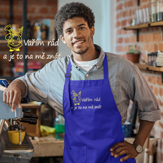Zástěra pro kuchaře - Vařím rád a je to na mě znát