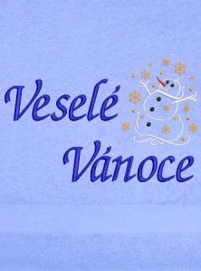 Ručník-Sněhulák Veselé Vánoce