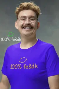 Tričko vtipné - 100% Fešák