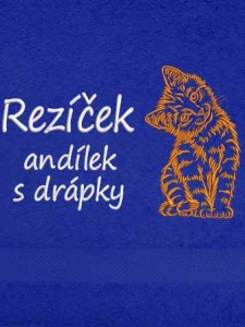 Ručník - Kočka Kocourek