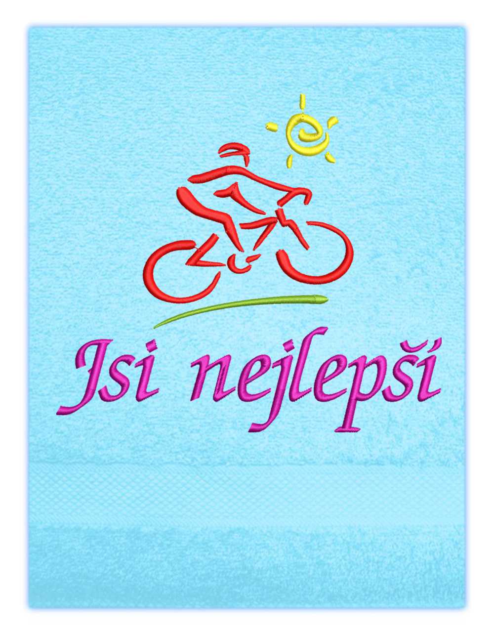 Osuška sport-Cyklista se sluníčkem jsi nejlepší