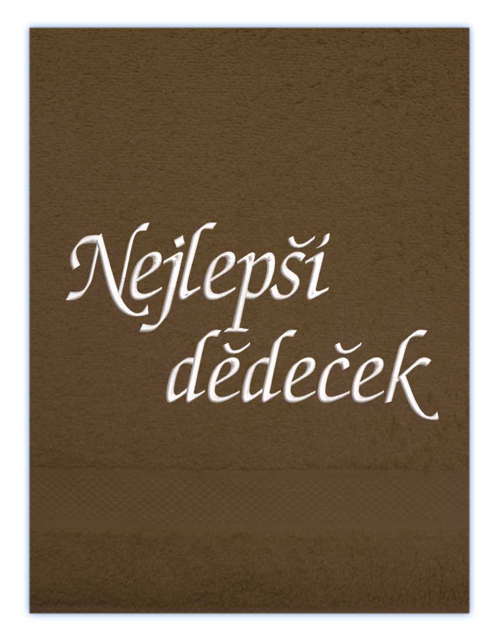 osuška rodina pro dědečka-Nejlepší dědeček