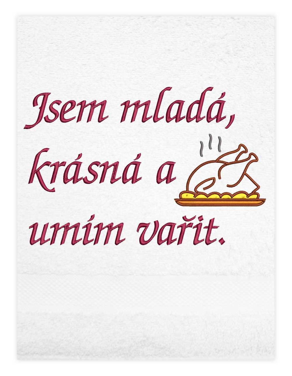 Ručník pro milovníky jídla - Kuře pečené