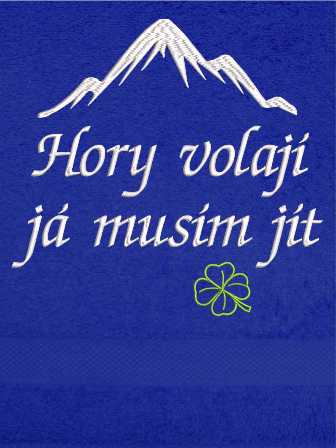 Ručník sport - Hory volají, já musím jít  