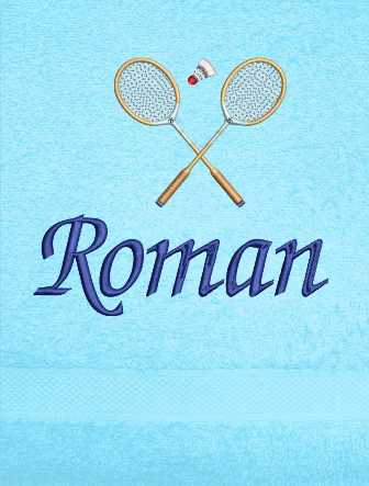 Ručník spor t- Badminton rakety