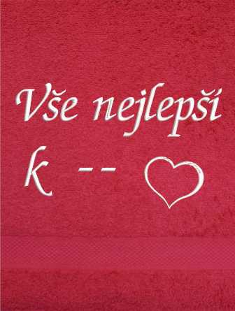 Osuška k narozeninám - Vše nejlepší k...