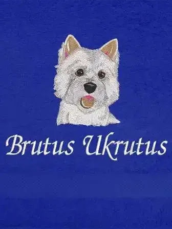 Ručník pes - Westík 