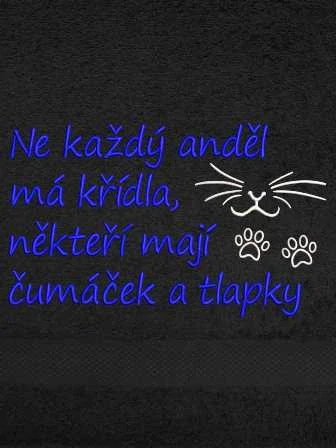 Osuška pro milovníky koček - Ne každý anděl má křídla, někteří mají čumáček a tlapky