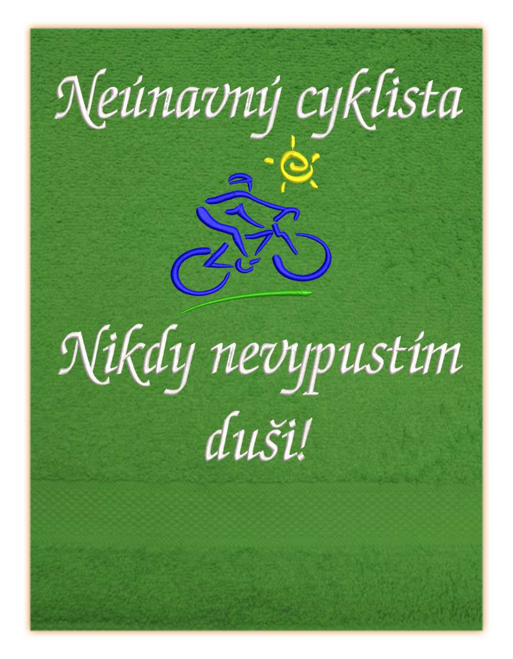 Osuška sport-Cyklista se sluníčkem