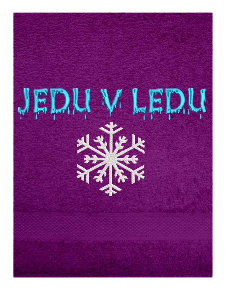 Osuška pro otužilce - Jedu v ledu