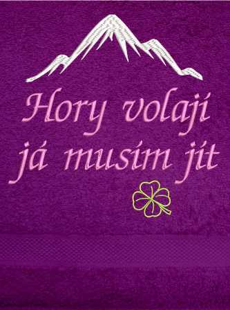 Ručník sport - Hory volají, já musím jít  