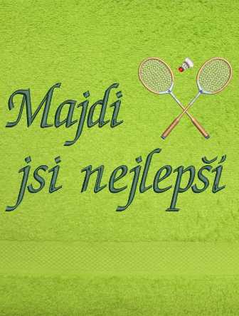 Ručník spor t- Badminton rakety