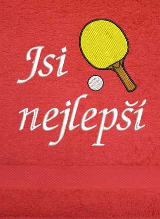 Ručník na ping pong - Ping pong pálka