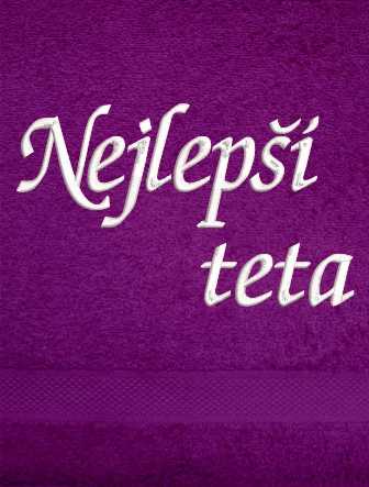 ručník rodina teta-Nejlepší teta