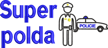 Ručník pro policajta-Super polda 