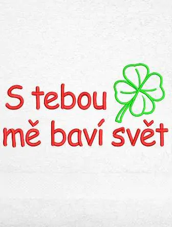 Osuška vtipná - S tebou mě baví svět