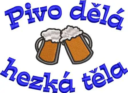 Ručník pro pivaře - Pivo dělá hezká těla pivo 2