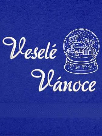 Osuška - Vánoční koule Veselé Vánoce