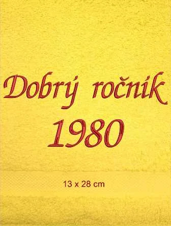 Ručník narozeniny - Dobrý ročník