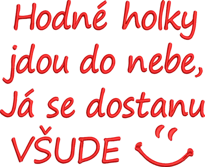 Ručník vtipný - Hodné holky jdou do nebe, Já se dostanu všude 