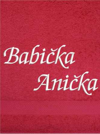 osuška rodina pro babičku-Babička