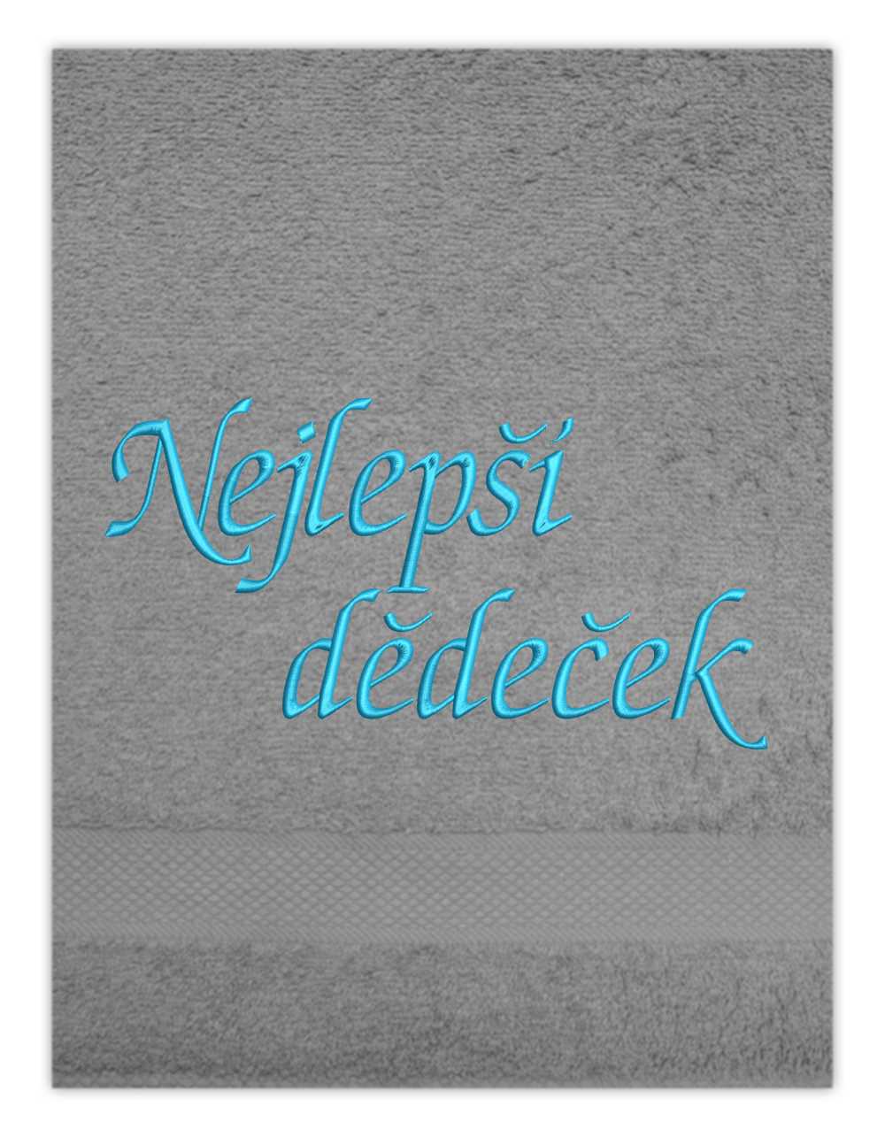 osuška rodina pro dědečka-Nejlepší dědeček