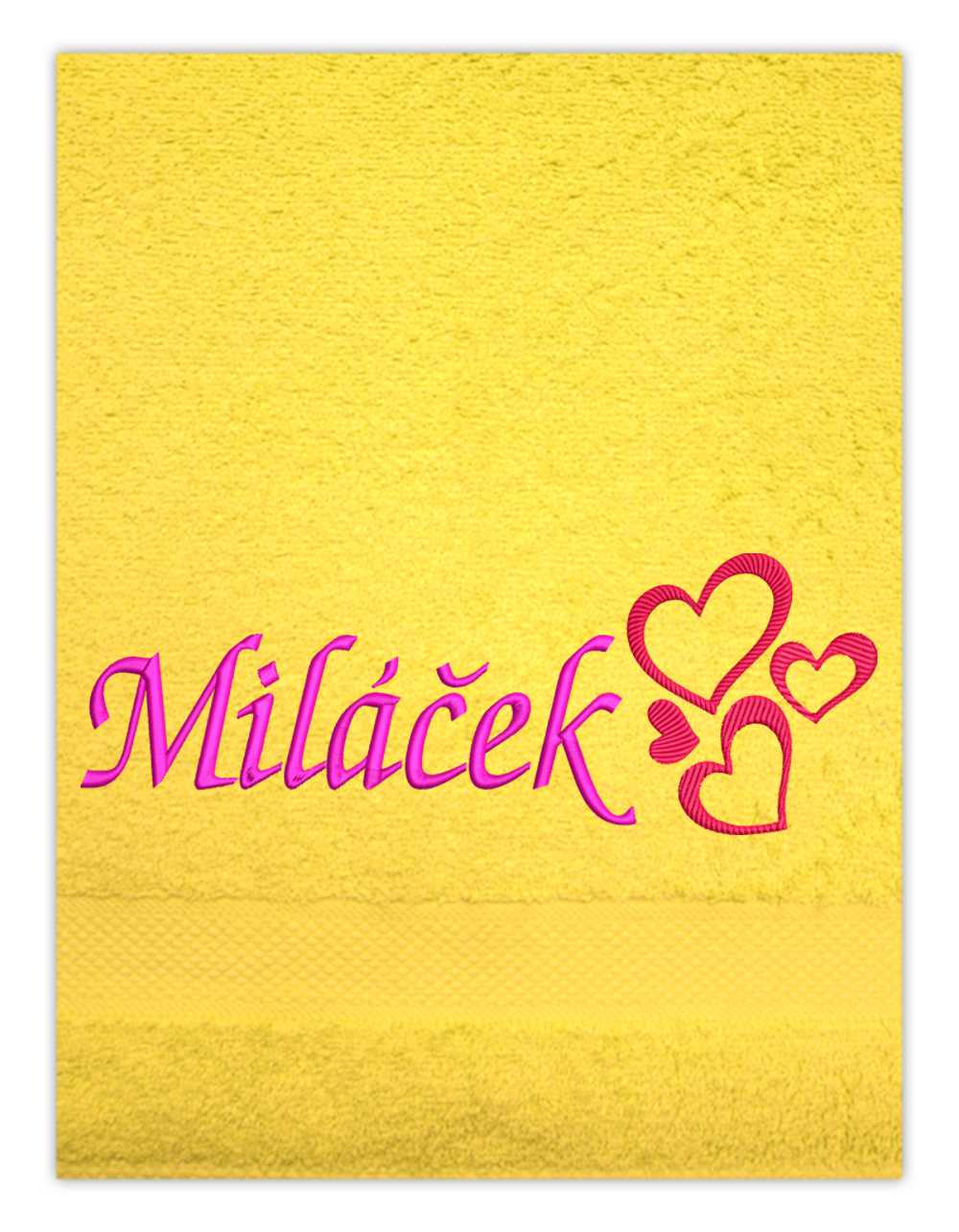 Ručník Valentýn - Miláček a srdíčka