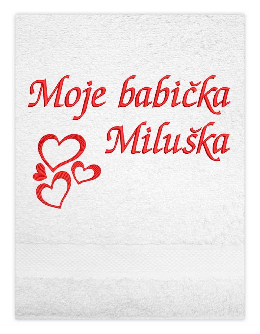 Ručník-Srdíčka 10