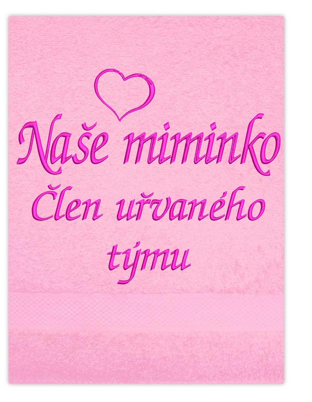 Osuška - Naše miminko a srdíčko