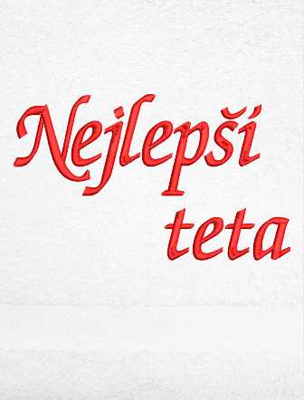 ručník rodina teta-Nejlepší teta